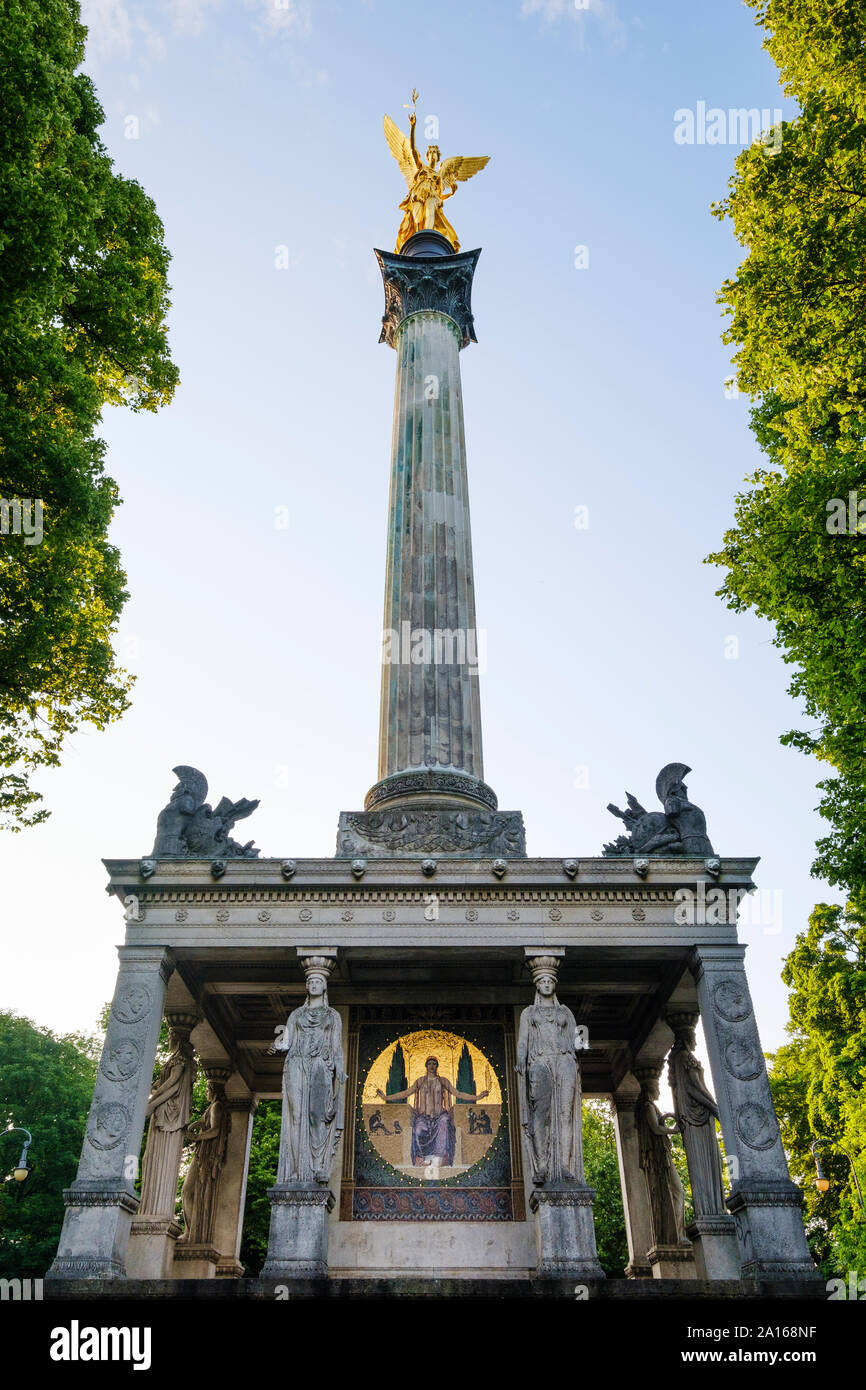 In Germania, in Baviera, Monaco di Baviera, Angelo della pace in Bogenhausen Foto Stock