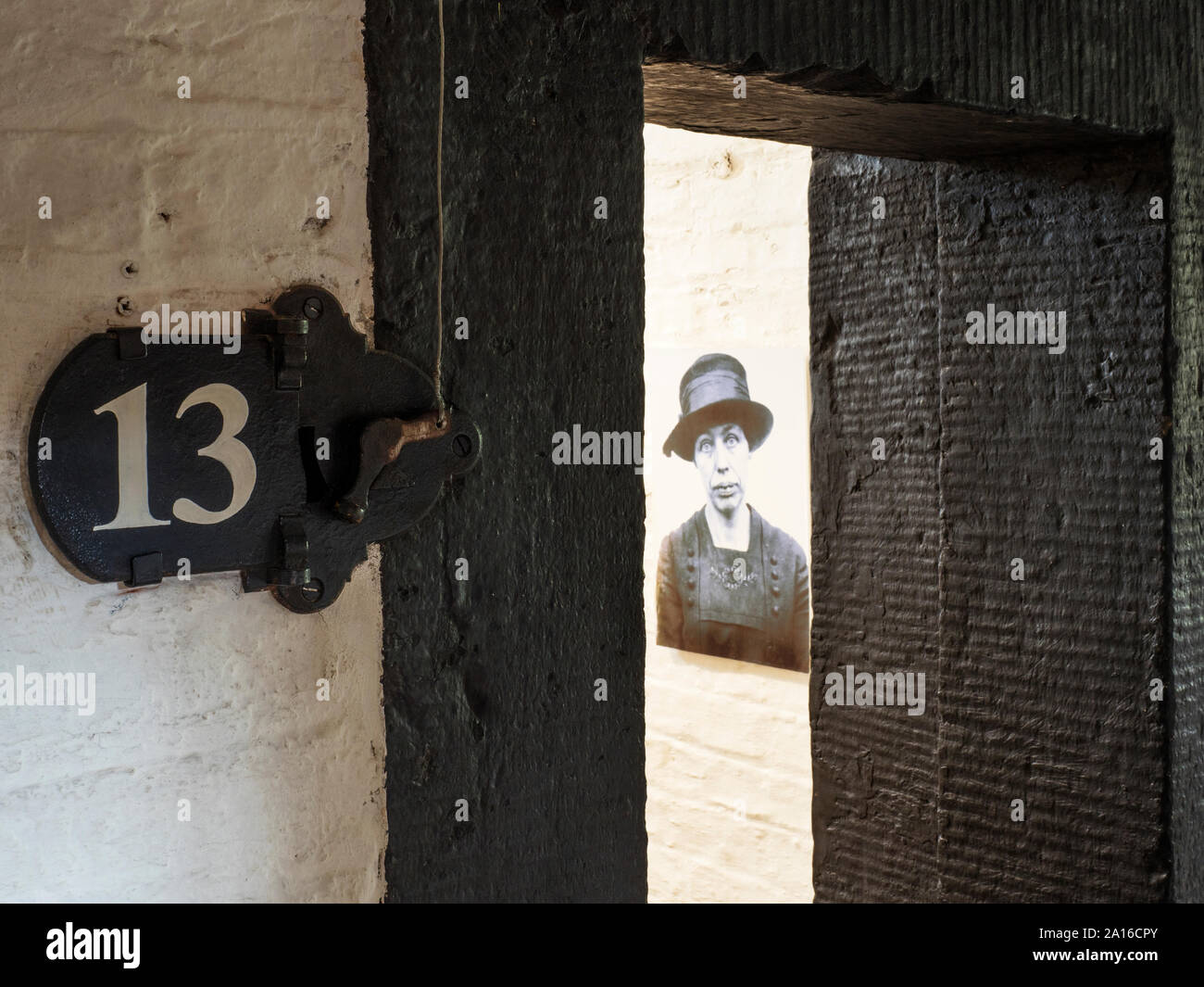 Interno della prigione e il Museo della polizia in Ripon North Yorkshire, Inghilterra Foto Stock