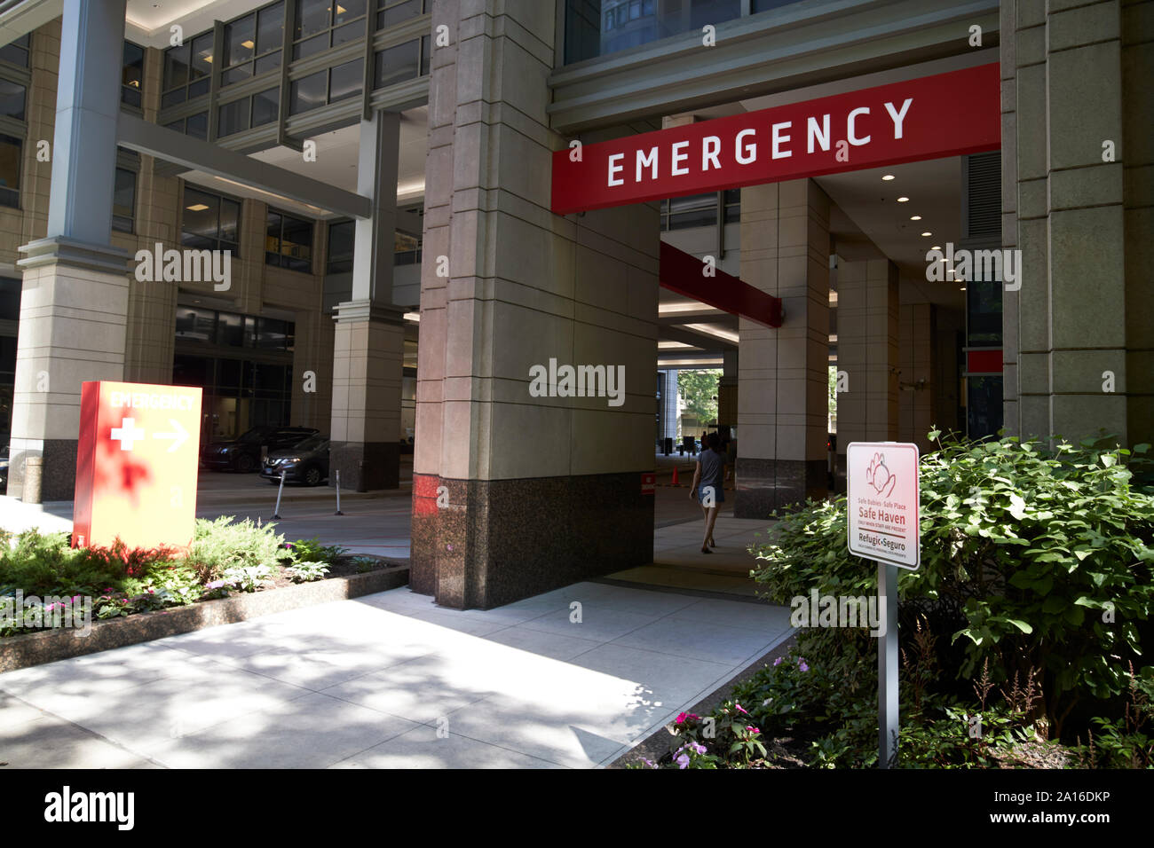 Dipartimento di emergenza della Northwestern Memorial Hospital campus di chicago, illinois, Stati Uniti d'America Foto Stock