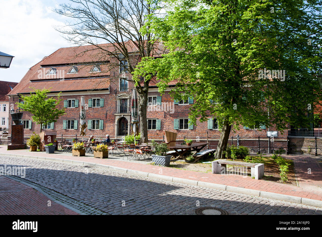 Il magazzino svedese Museum, Stade, Bassa Sassonia, Germania, Europa Foto Stock