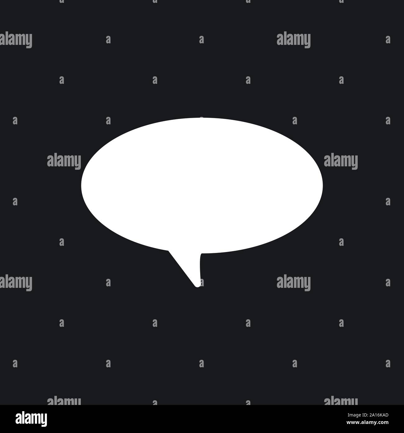 Discorso bolla icone sullo sfondo. Illustrazione Vettoriale. Illustrazione Vettoriale