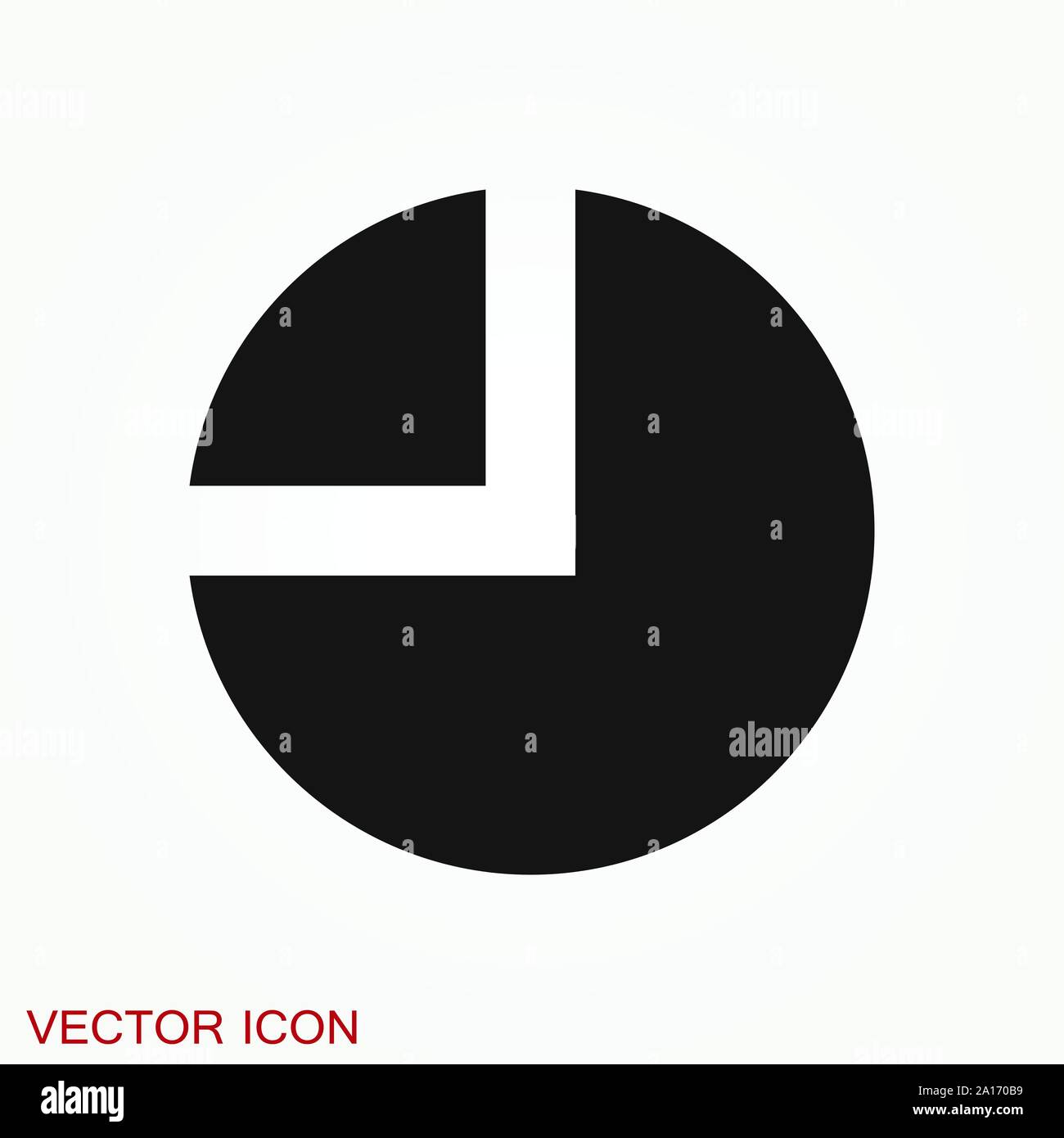 Grafico e icona diagramma. Analisi e simboli aziendali. Illustrazione Vettoriale
