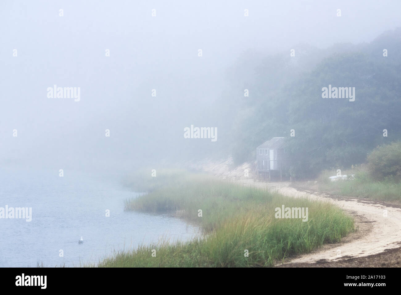Moody capanna sulla spiaggia, Cape Cod, Massachusetts, STATI UNITI D'AMERICA. Foto Stock