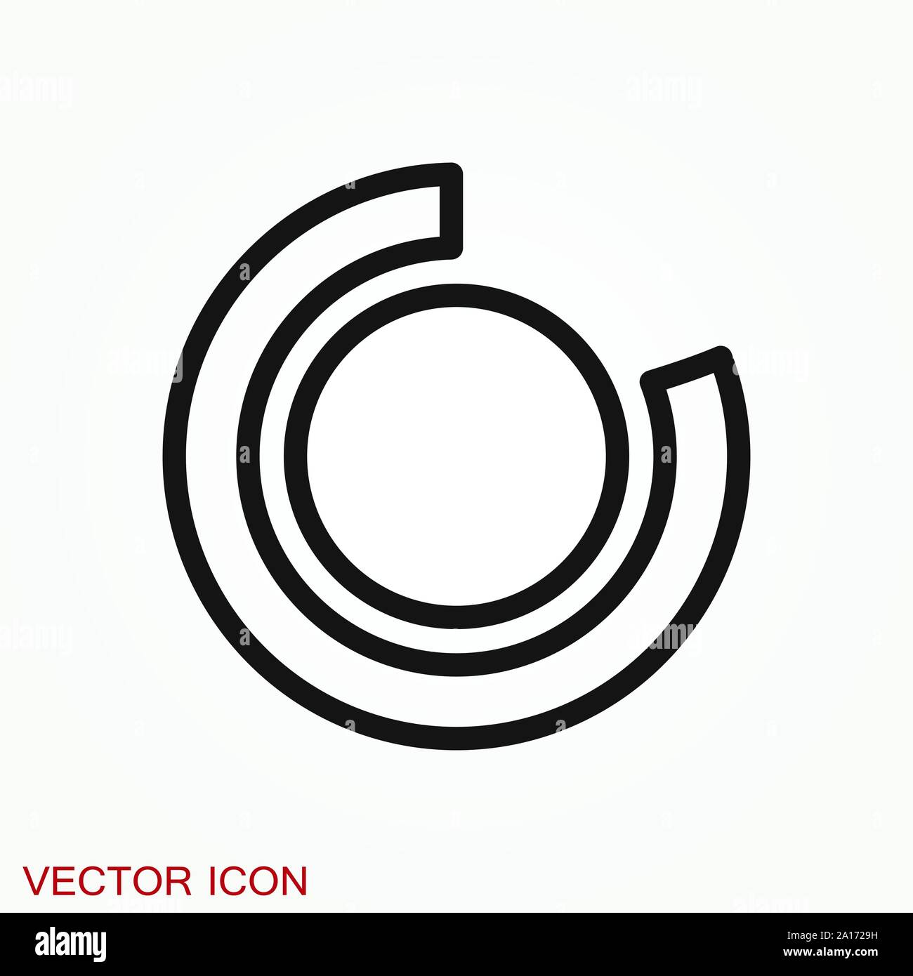 Grafico e icona diagramma. Analisi e simboli aziendali. Illustrazione Vettoriale