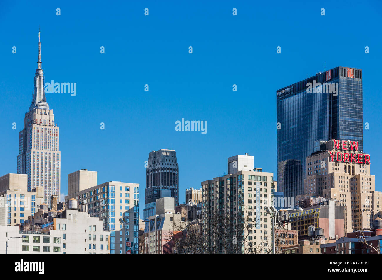 NEW YORK CITY- 24 marzo 2018 : Manhattan Midtown skyline di costruzione di uno dei principali punti di riferimento Foto Stock