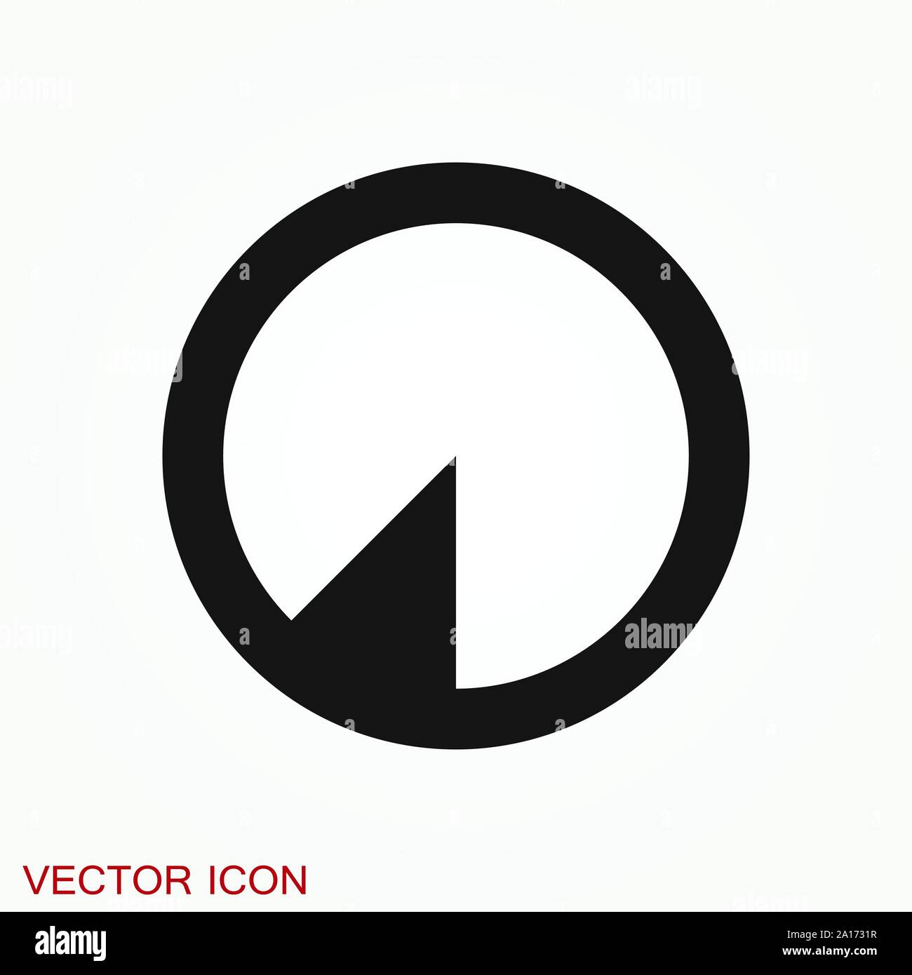 Grafico e icona diagramma. Analisi e simboli aziendali. Illustrazione Vettoriale