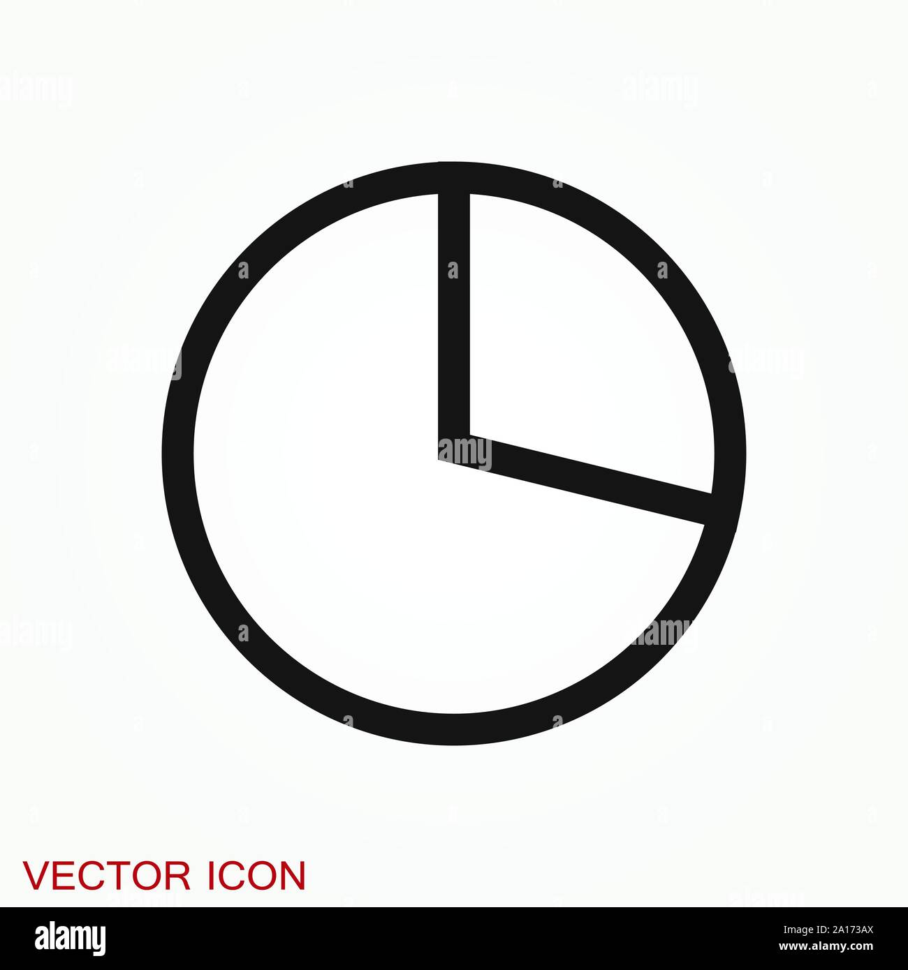 Grafico e icona diagramma. Analisi e simboli aziendali. Illustrazione Vettoriale