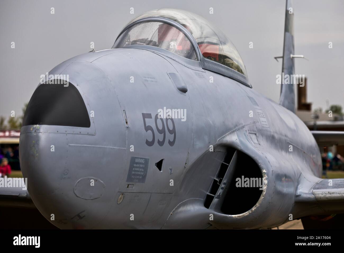 Canadair CT-133 Silver Star della Norwegian Air Force squadrone storico al 2019 Battaglia di airshow di Gran Bretagna all'IWM, Duxford Foto Stock