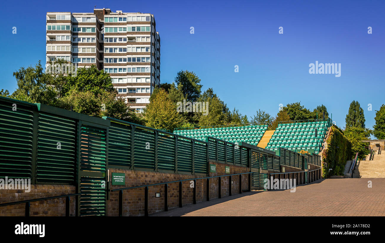 Motivi di tutti England Lawn Tennis Club, Wimbledon, Londra. Foto Stock