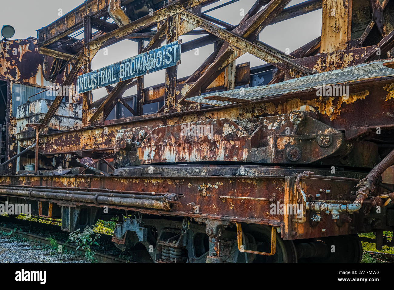 Industrial Brownhoist carrozza del treno Foto Stock