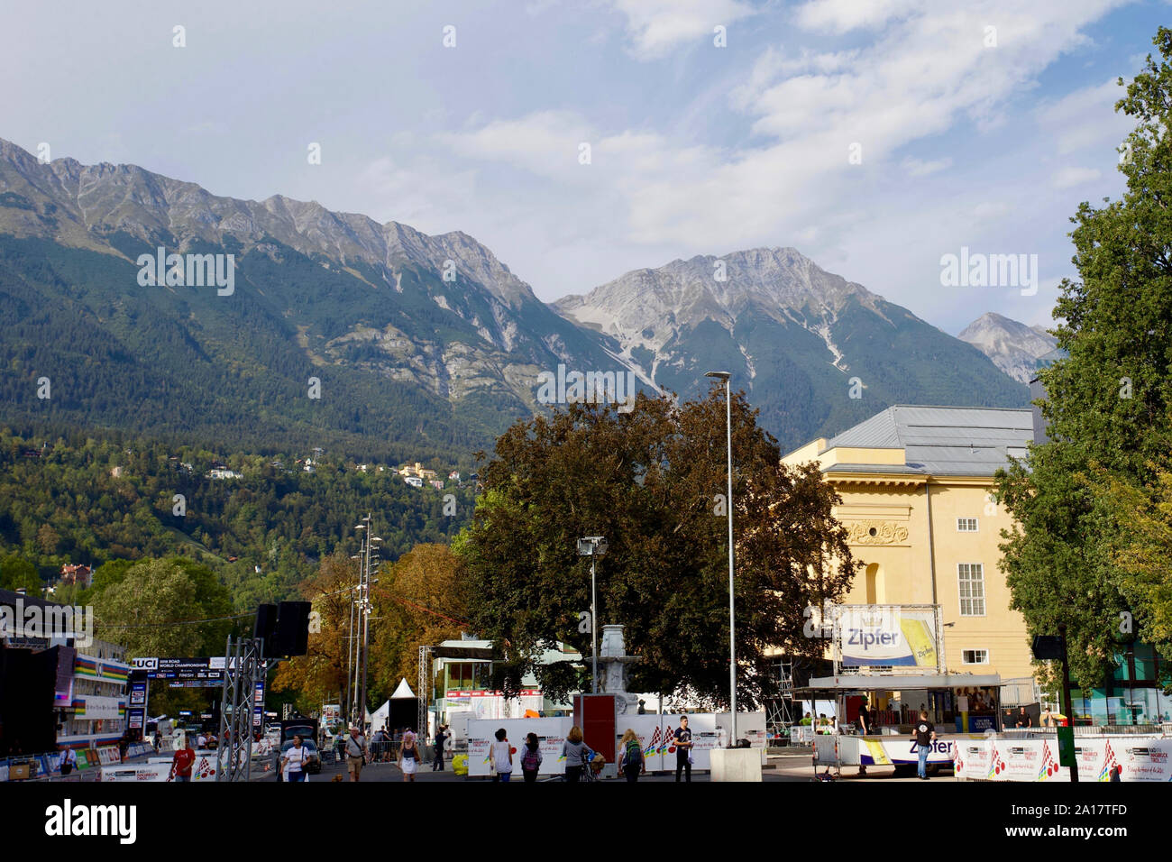 Innsbruck, Valle Inn, Tirolo, Austria. Foto Stock