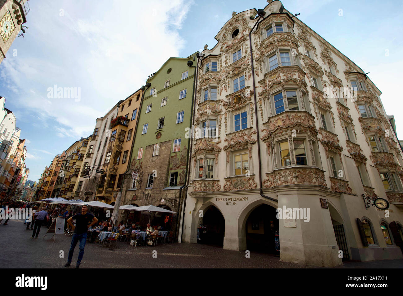 Innsbruck, Valle Inn, Tirolo, Austria. Foto Stock