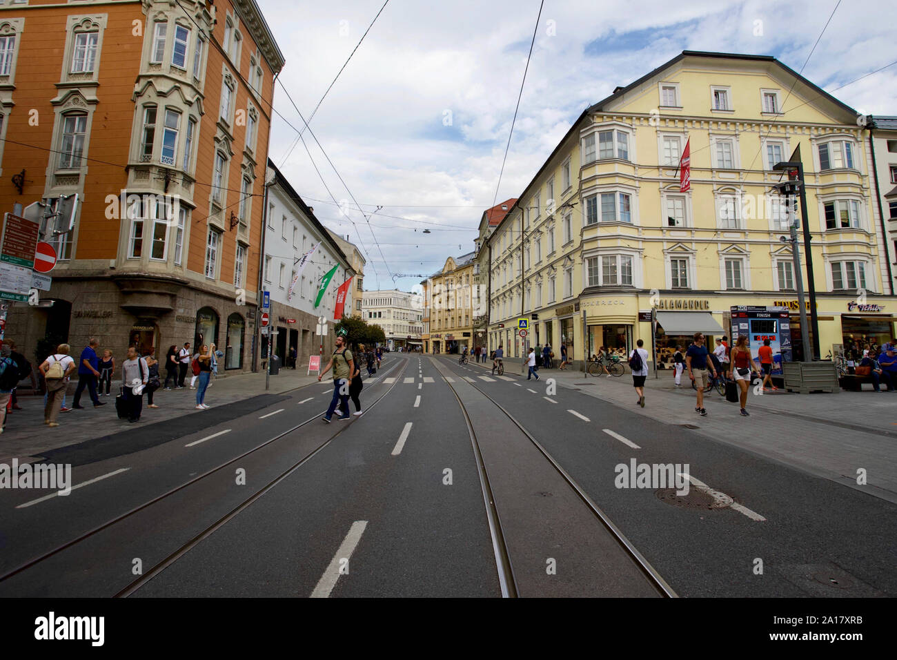 Innsbruck, Valle Inn, Tirolo, Austria. Foto Stock