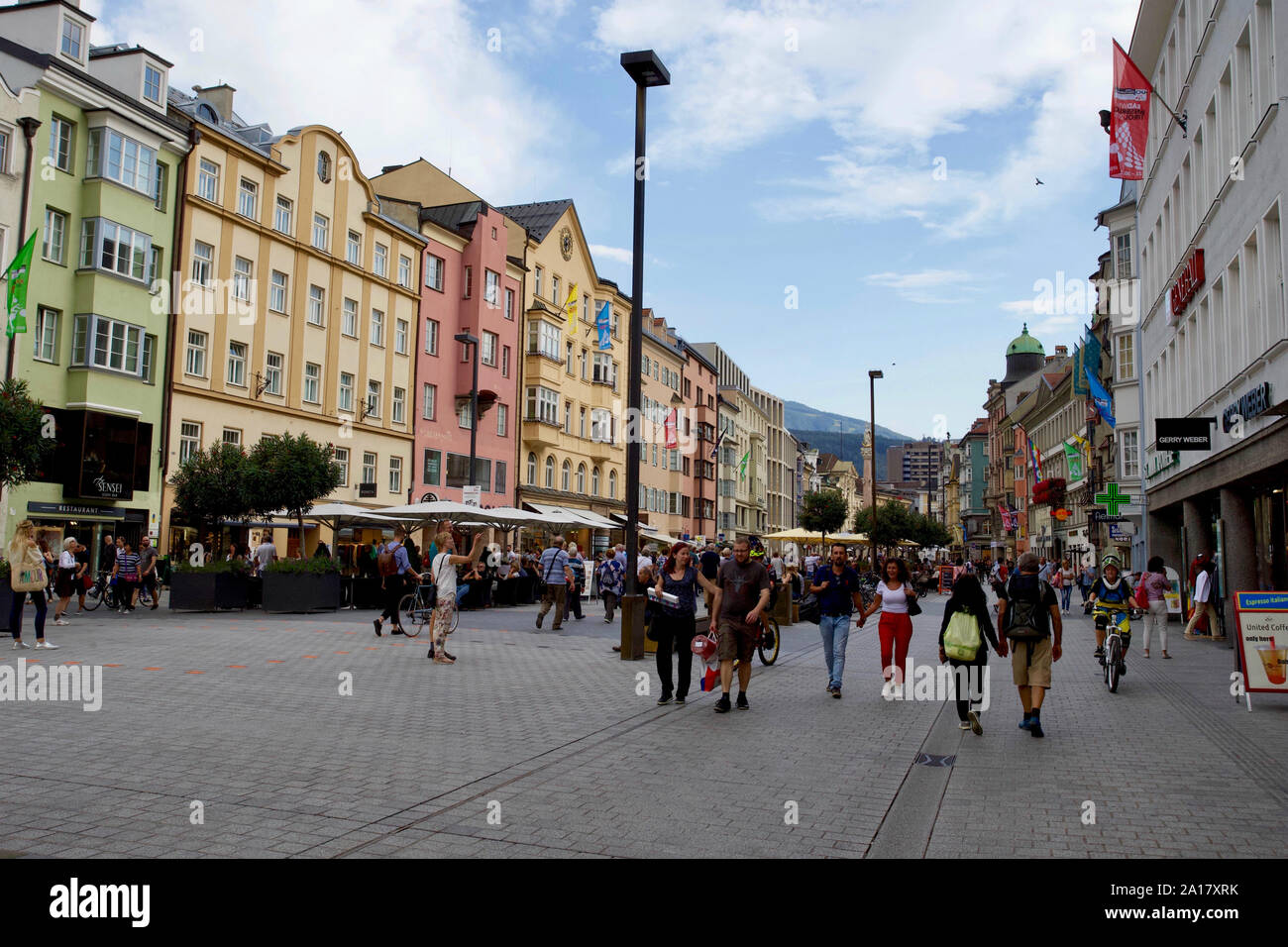 Innsbruck, Valle Inn, Tirolo, Austria. Foto Stock