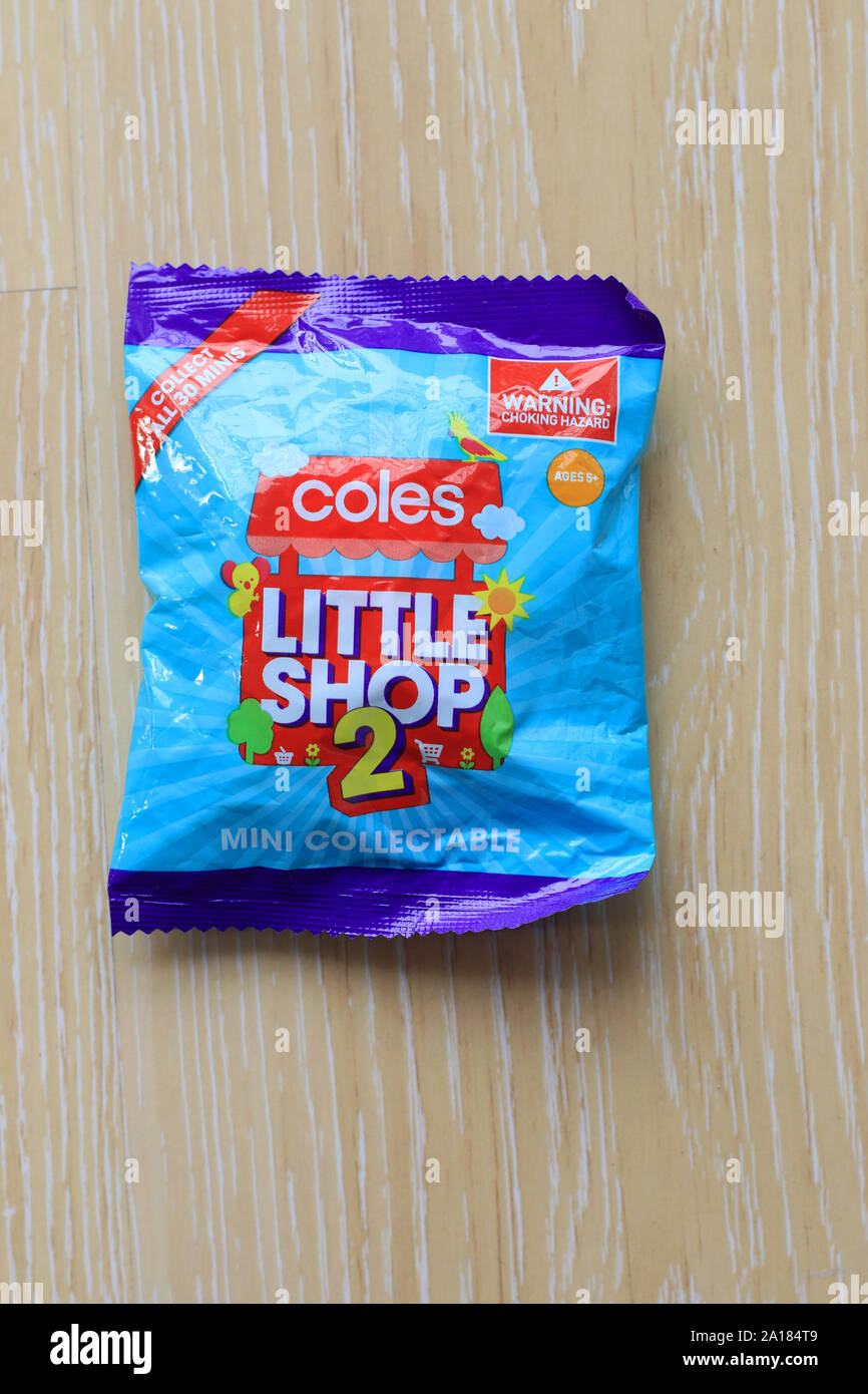 Coles Little Shop 2 Mini Collectables Foto Stock