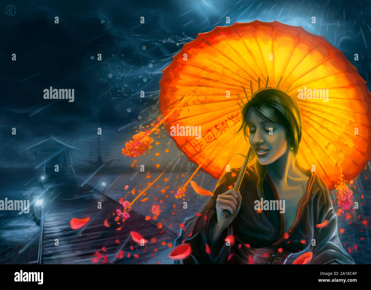 Non importa quanto scuro circostanze può essere, c'è sempre una lezione da imparare e un lato luminoso a. Foto Stock