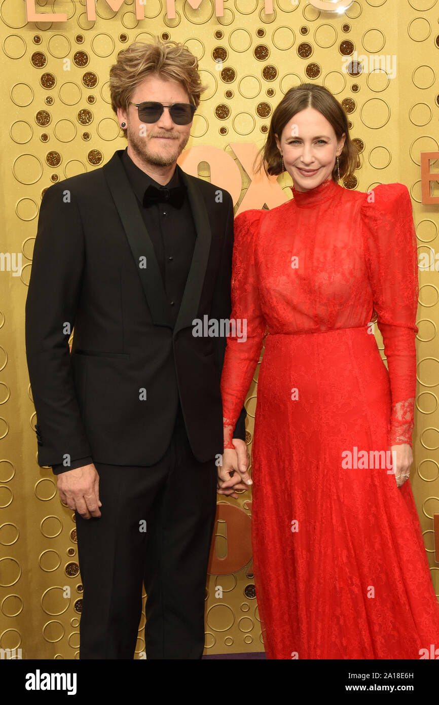 22 settembre 2019: Renn Hawkey, Vera Farmiga (credito Immagine: © Kay Blake/ZUMA filo) Foto Stock