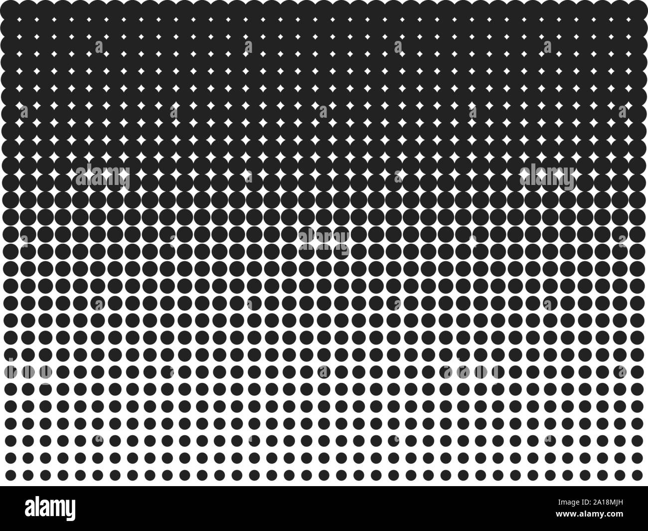 Mezzitoni, cerchi, punti, modello di transizione. Illustrazione Vettoriale. Illustrazione Vettoriale