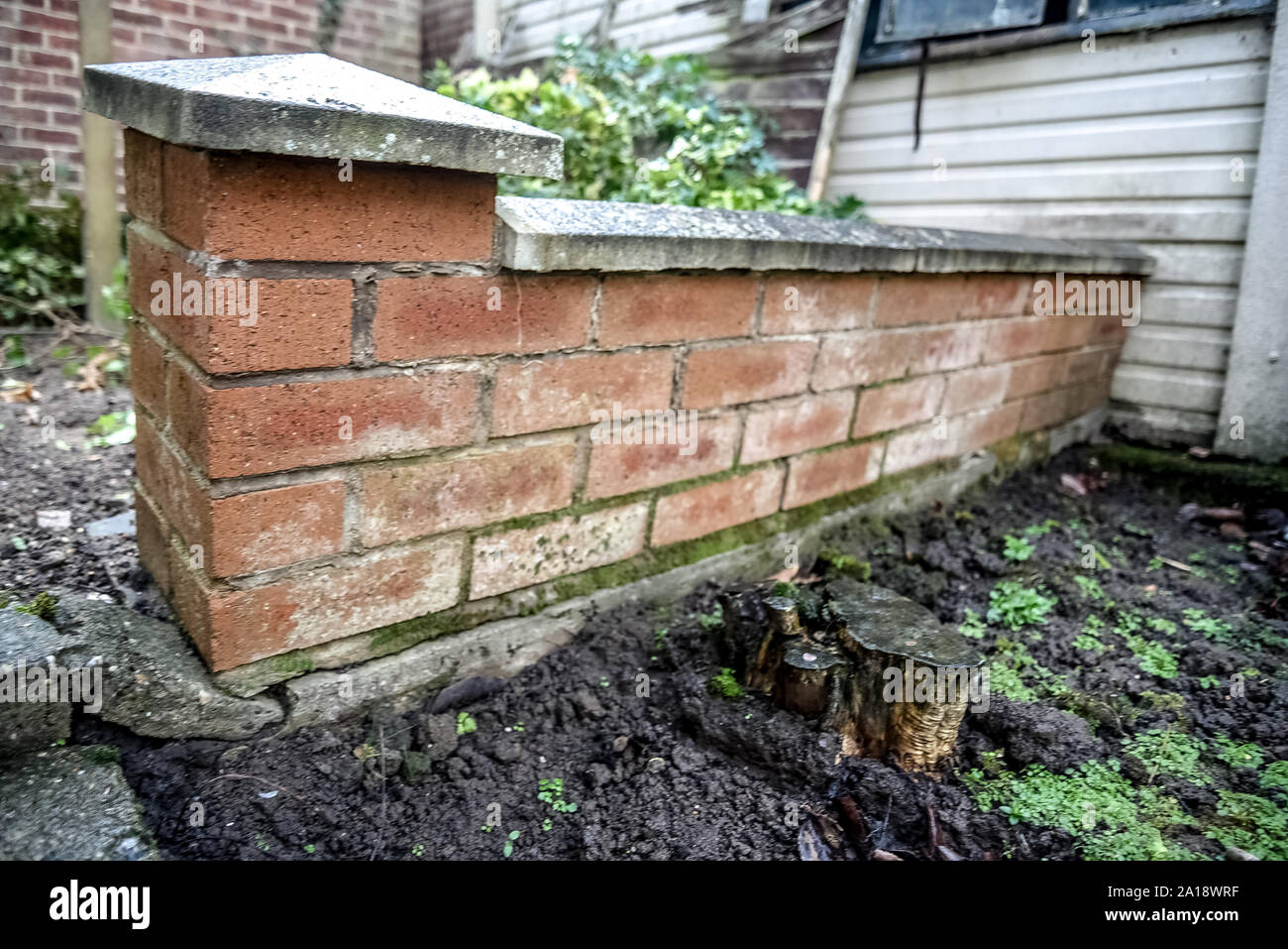 Di giardinaggio, blockwork, cotto, pavimentazione & Recinzioni Foto Stock