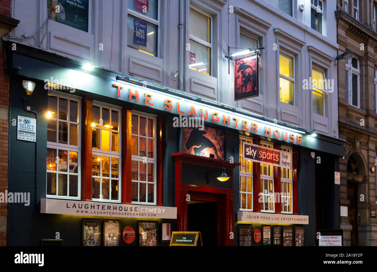 La macellazione in Liverpool Foto Stock