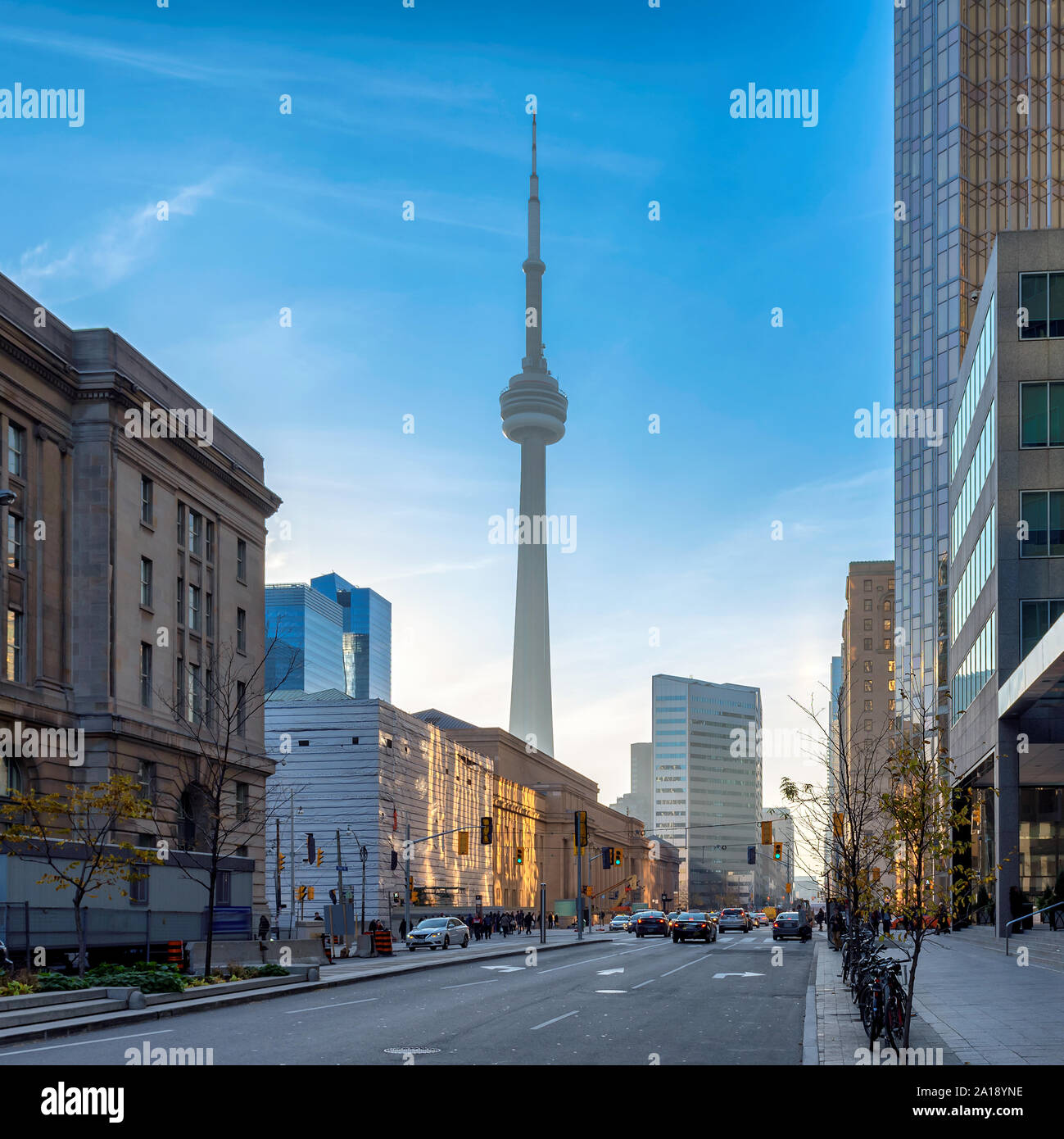 Nel centro cittadino di Toronto, Canada Foto Stock