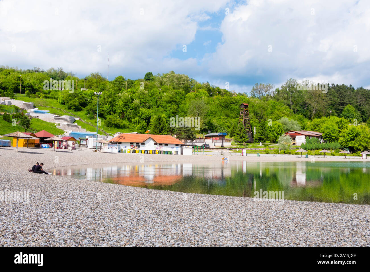 Panonika, pannonica laghi, Tuzla, Bosnia Erzegovina Foto Stock