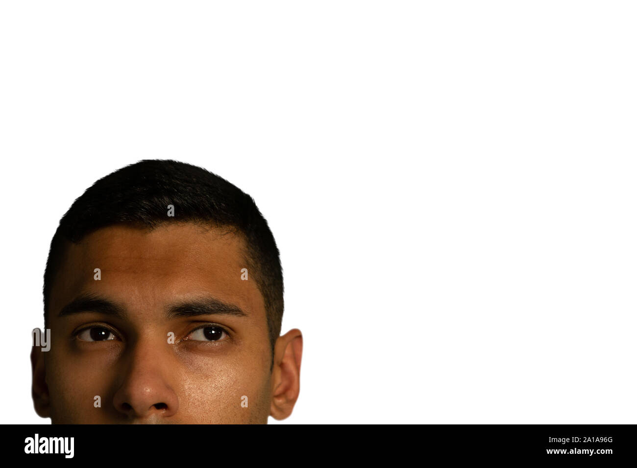 Giovane imprenditore cercando Foto Stock