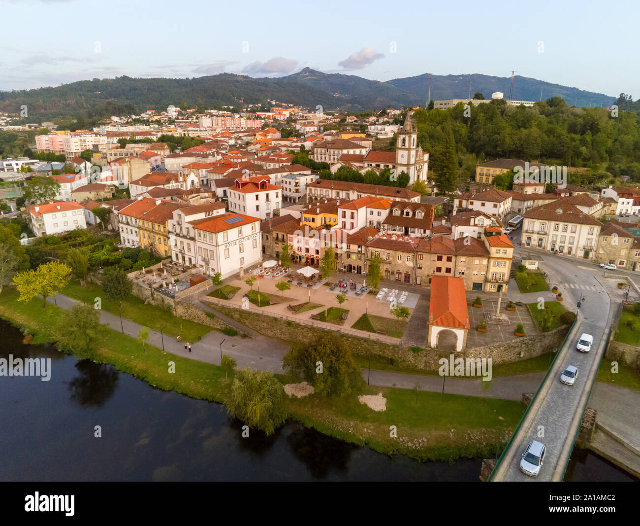 Ponte da Barca, Portogallo Foto Stock