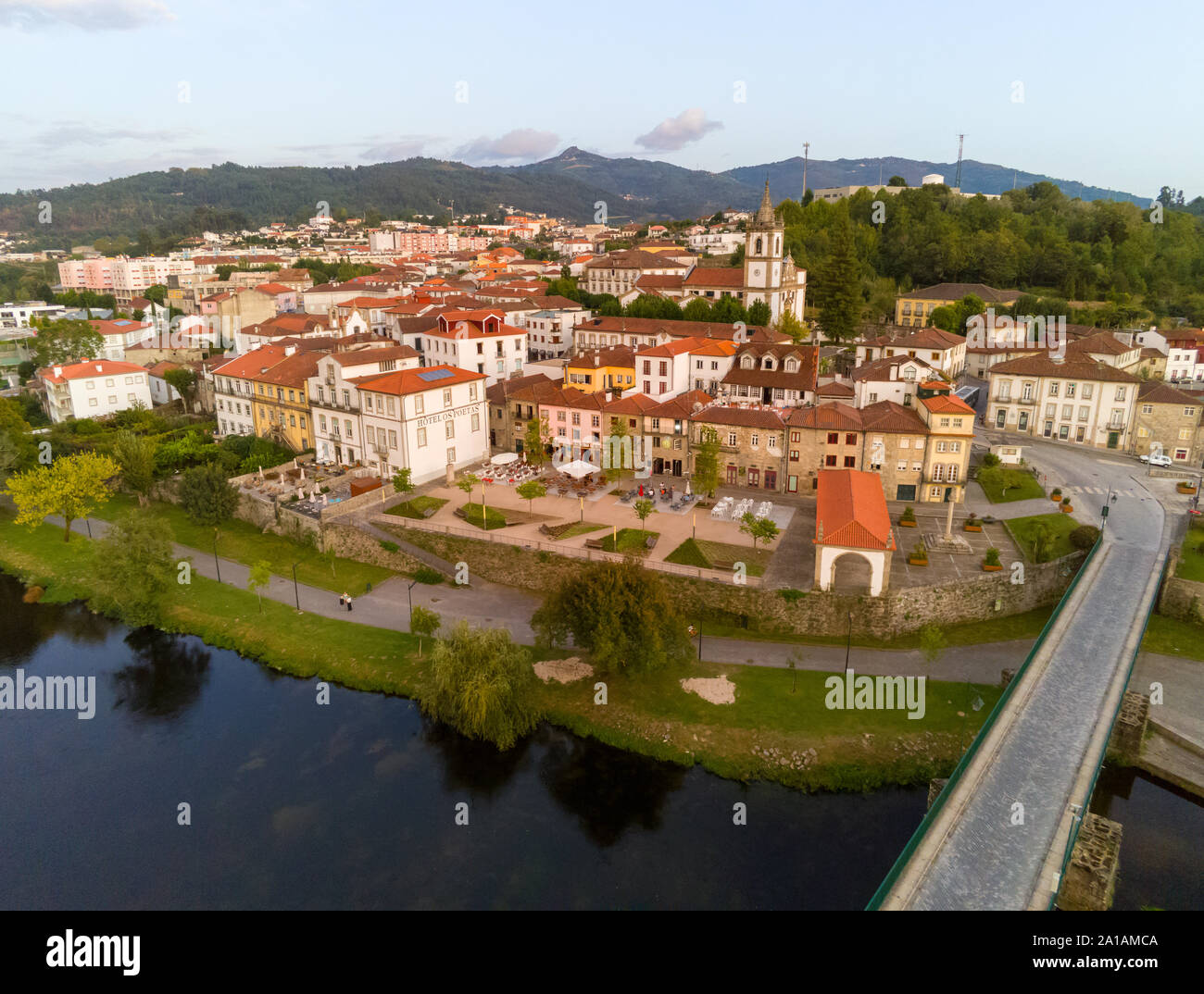 Ponte da Barca, Portogallo Foto Stock