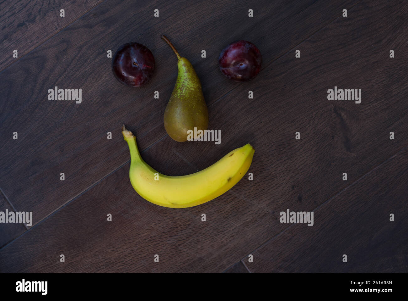 frutta emoji buon sorriso Foto Stock