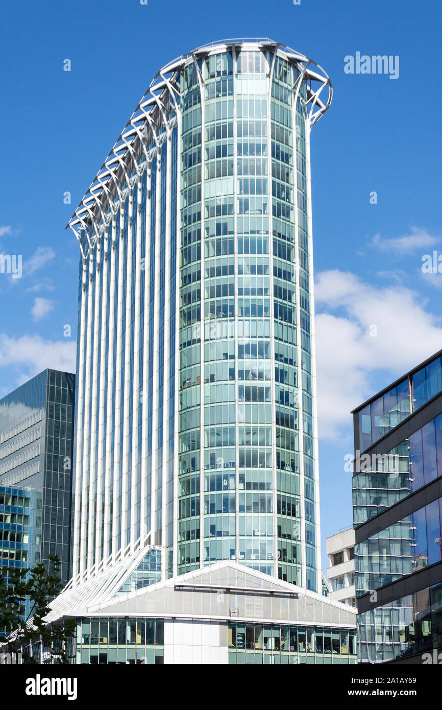 Citypoint Edificio, Moorgate, città di Londra Greater London, England, Regno Unito Foto Stock