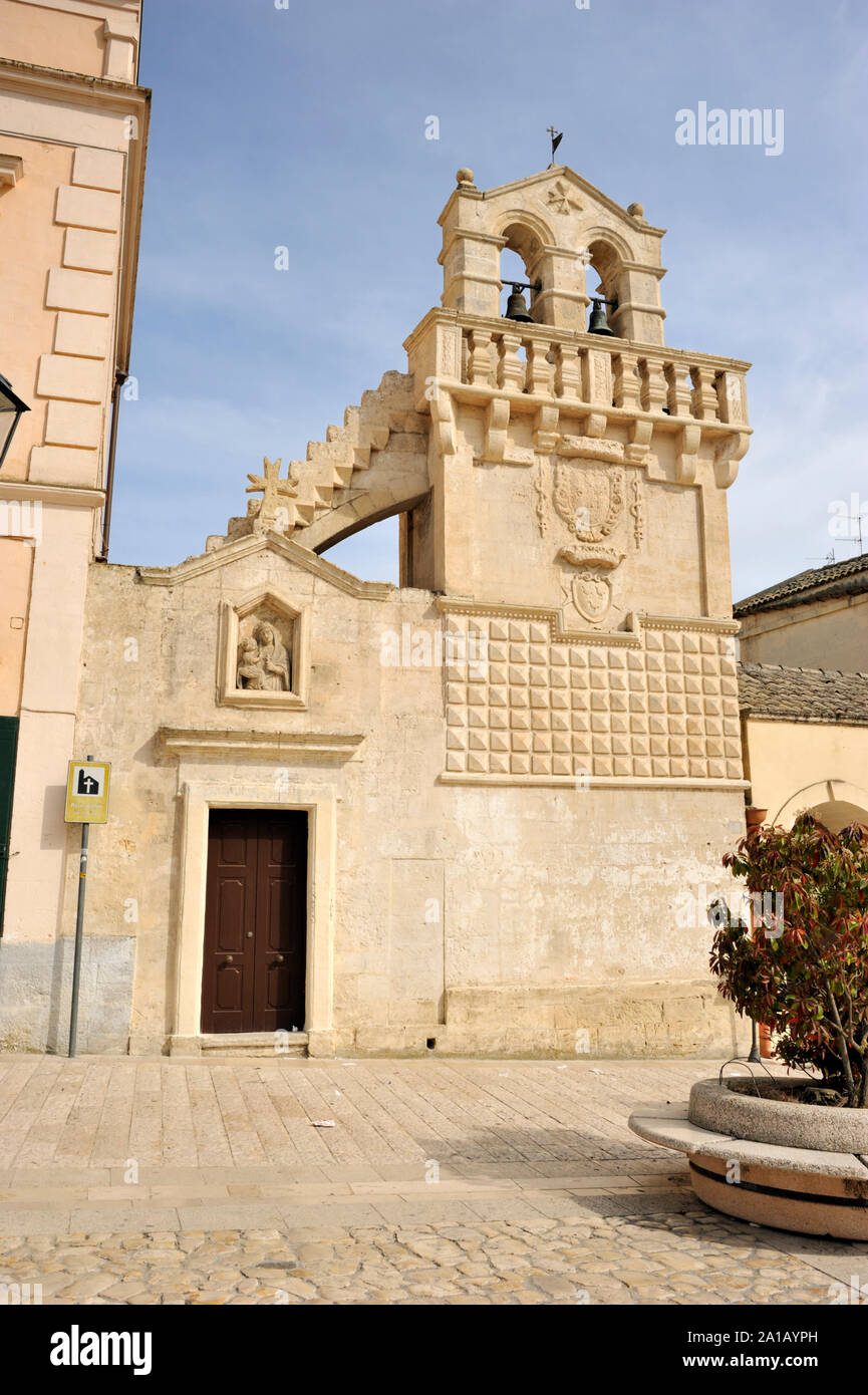 Italia, Basilicata, Matera, chiesa di Materdomini Foto Stock