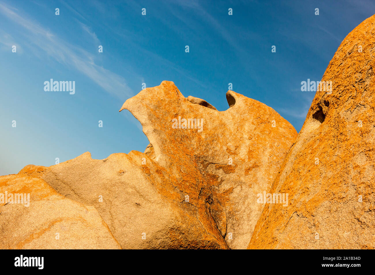 Chiudere l immagine di Remarkable Rocks, Kangaroo Island, Parco Nazionale di Flinders Chase, Sud Australia Foto Stock