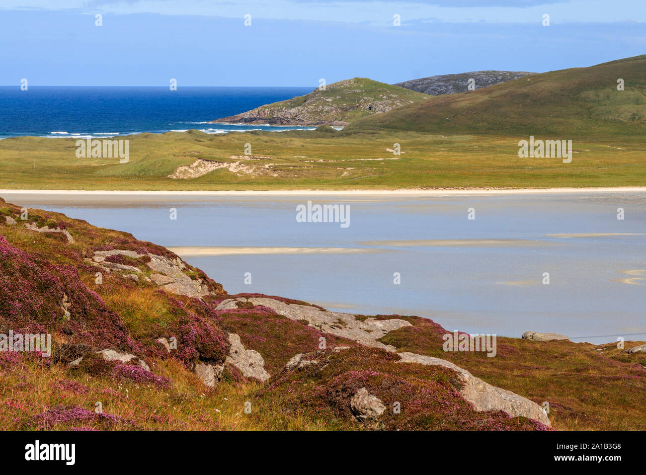 Isle of Barra, Western Isles, Ebridi Esterne, Scozia, UK UE Foto Stock