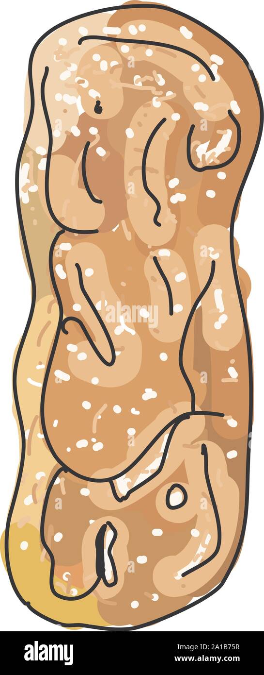 Barra di acero, illustrazione vettore su sfondo bianco. Illustrazione Vettoriale