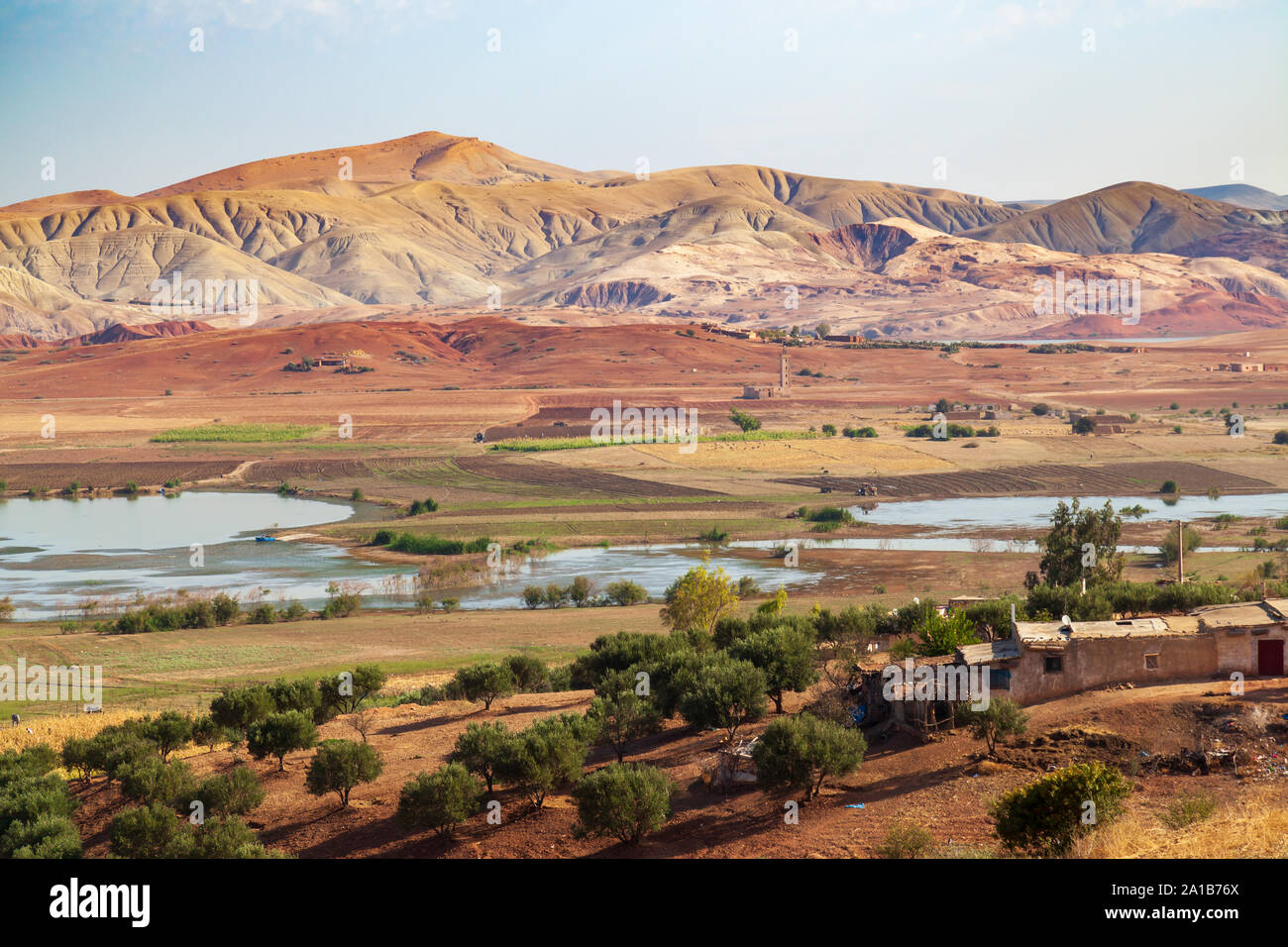 Vista del Medio Atlante marocco Foto Stock