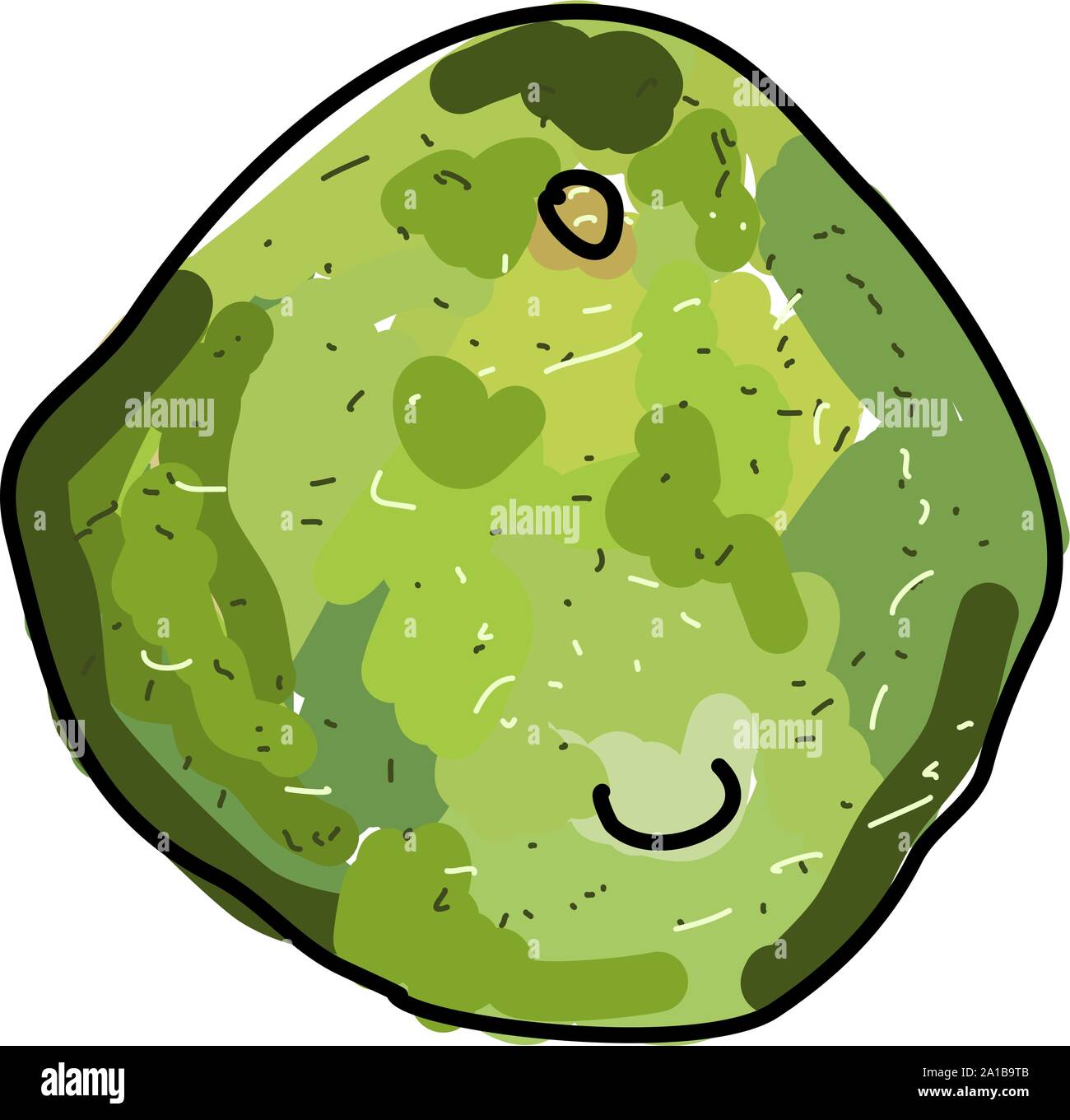 Pomelo, illustrazione vettore su sfondo bianco. Illustrazione Vettoriale