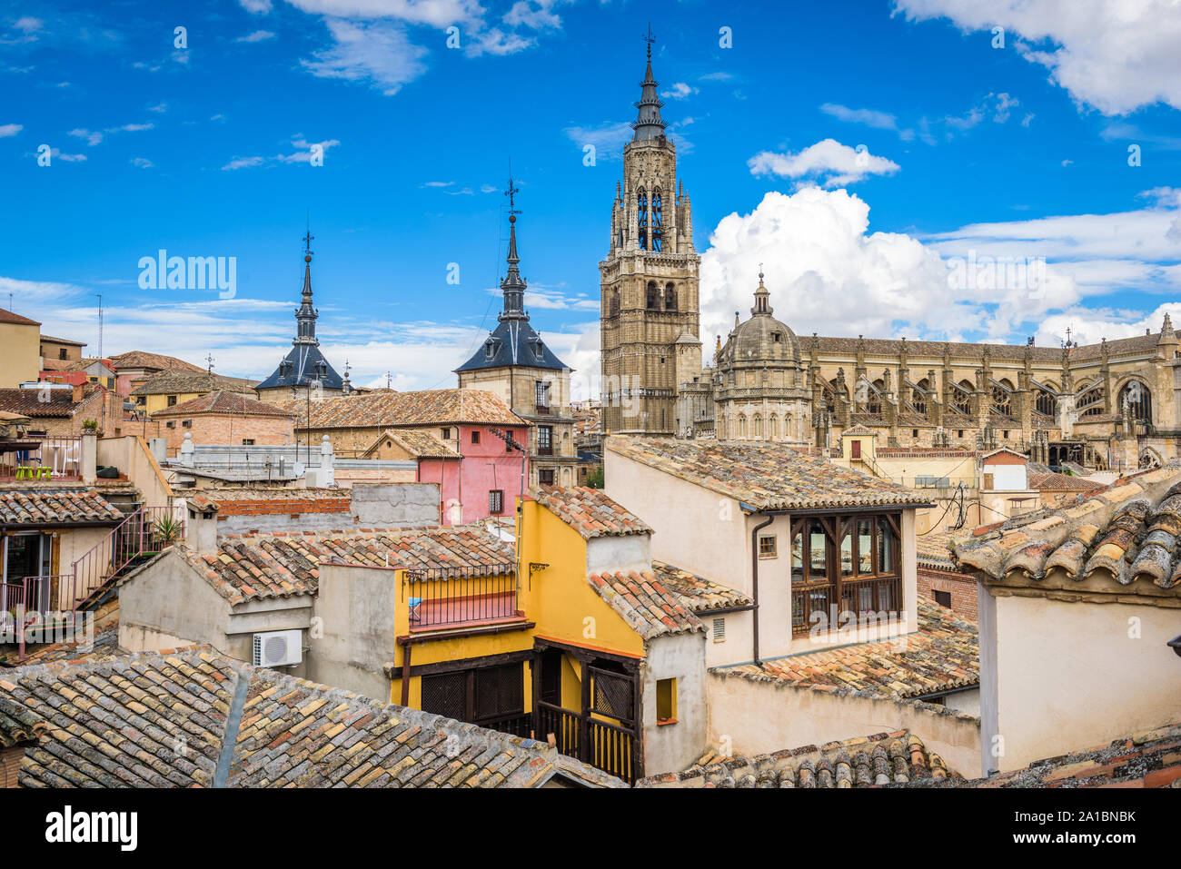Toledo, Spagna città vecchia skyline. Foto Stock