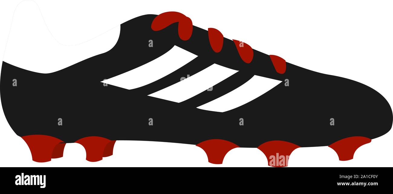Il calcio tacchetti, illustrazione, vettore su sfondo bianco. Illustrazione Vettoriale Il calcio tacchetti, illustrazione, vettore su sfondo bianco. Illustrazione Vettoriale