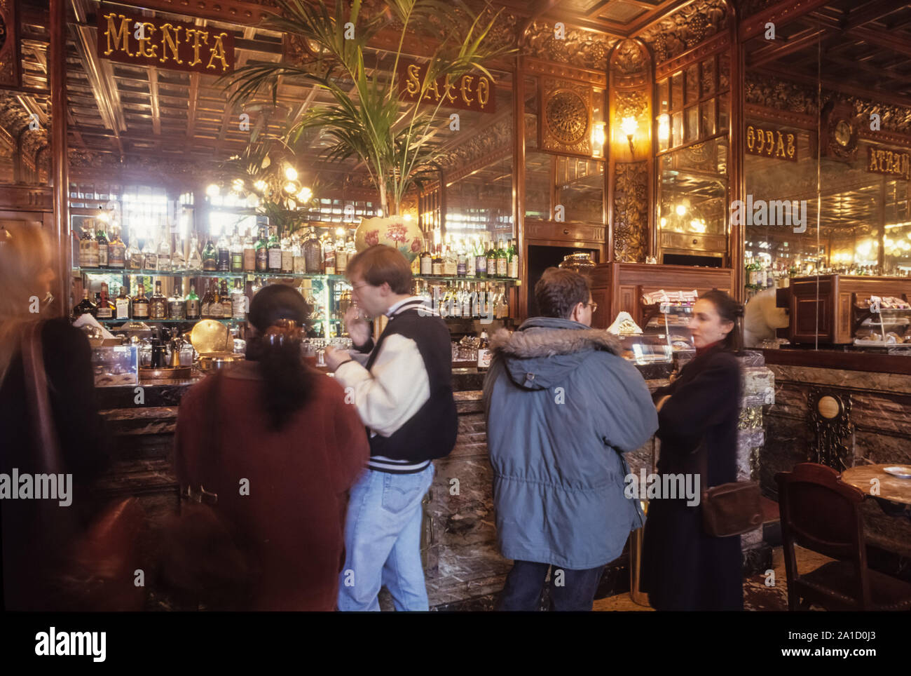 Torino, Caffè Mulassano Foto Stock