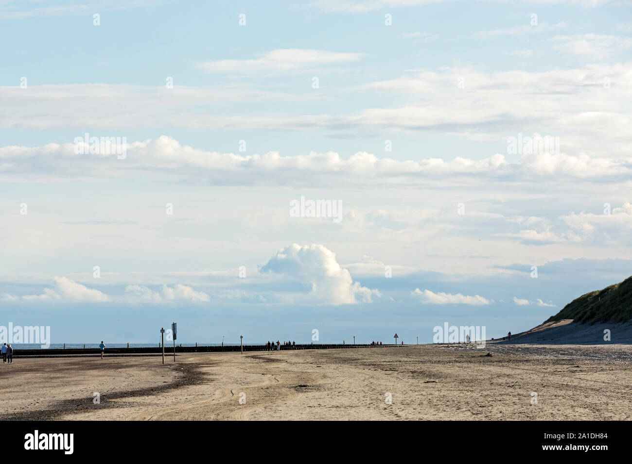 Norderney, Nordstrand, Strand, Spaziergänger Foto Stock