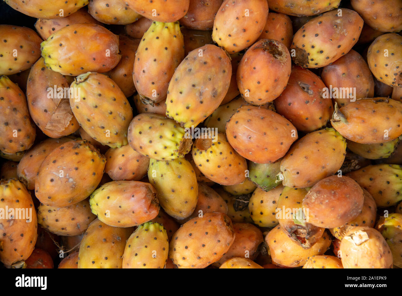 Mercato nella Città di Corfù Foto Stock