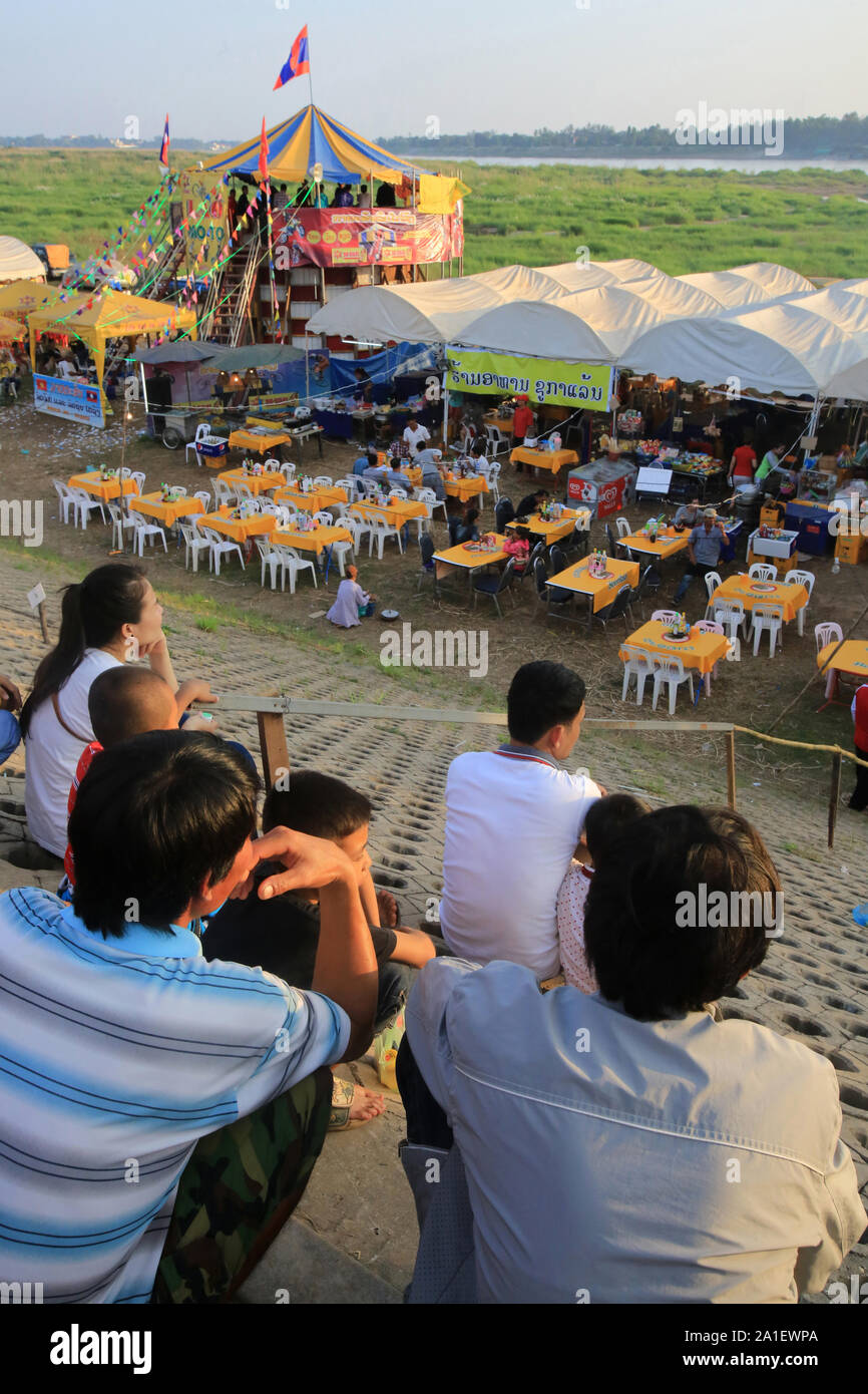 La Fête foraine. Vientiane. Laos. Foto Stock