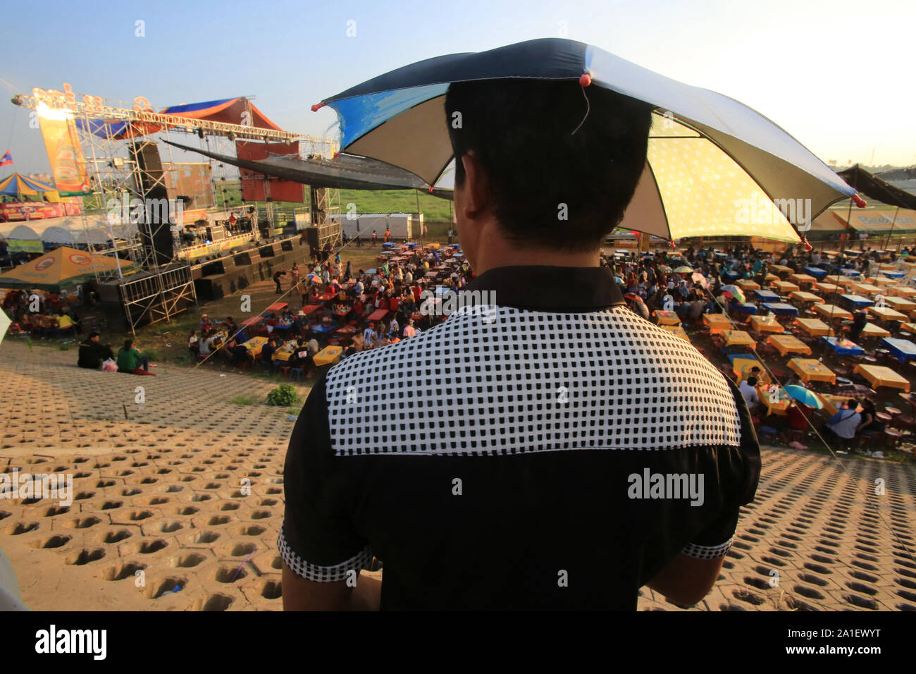 La Fête foraine. Vientiane. Laos. Foto Stock
