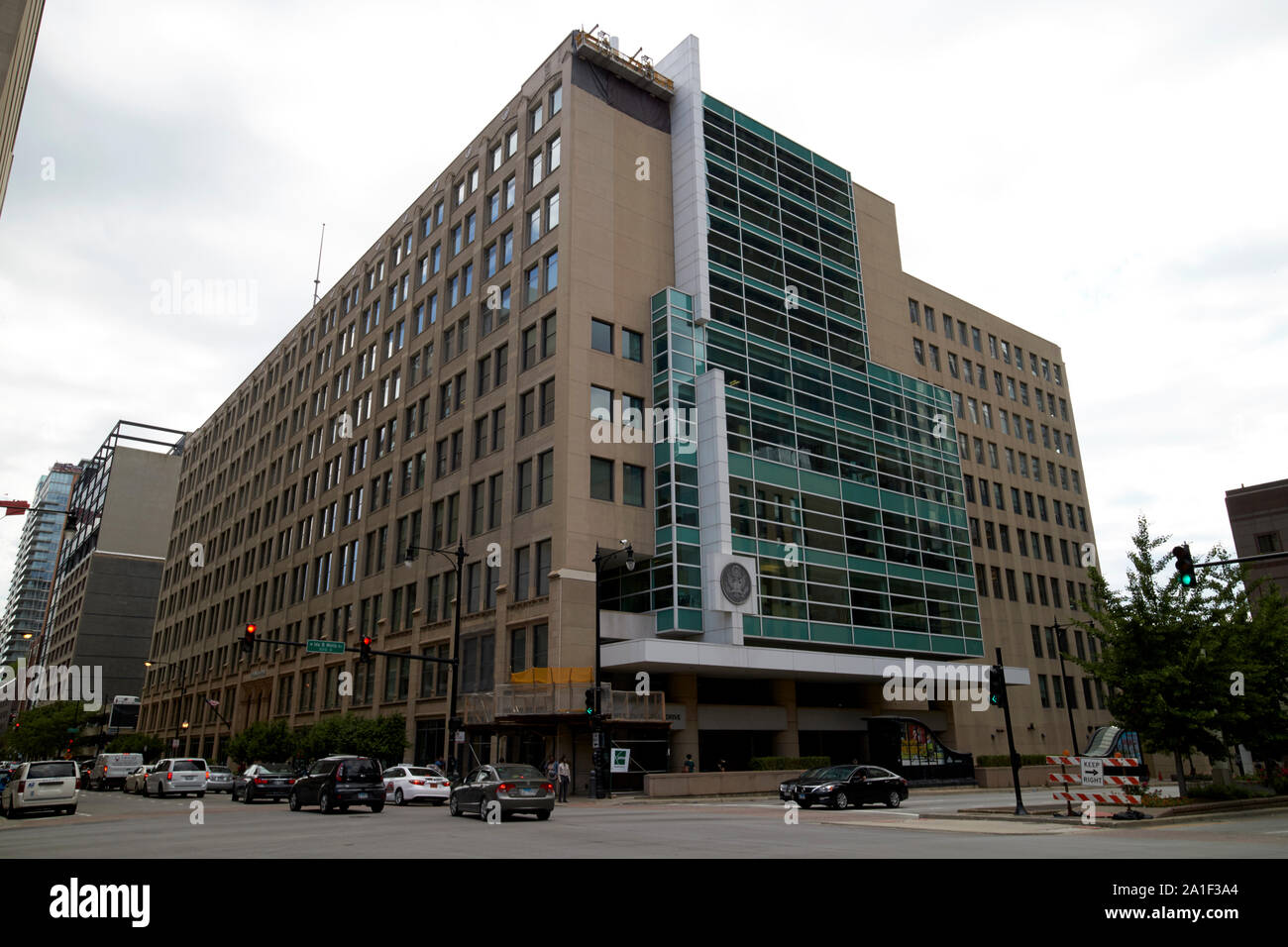 Chicago edificio federale home presso il Department of Homeland security a Chicago in Illinois negli Stati Uniti d'America Foto Stock