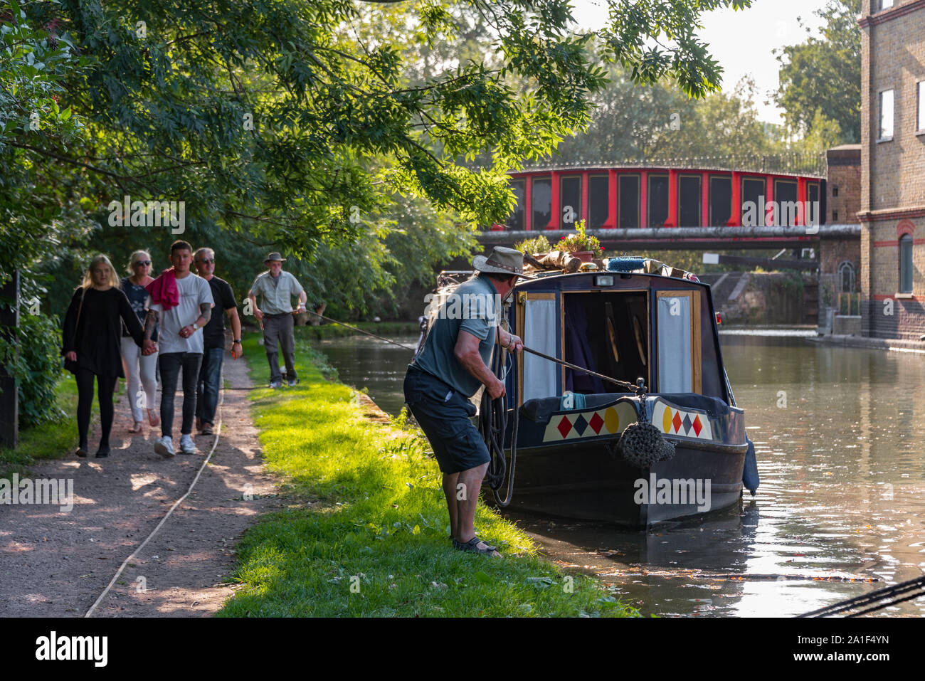 Ormeggio a Berkhamsted Foto Stock