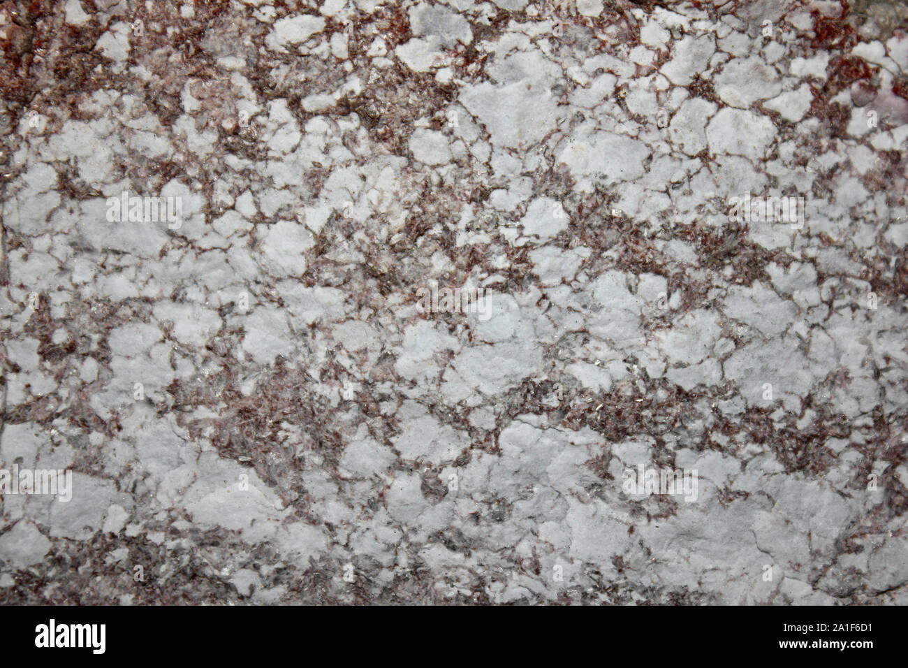 Birds Eye anidrite - Sandwith miniera, Whitehaven, Cumbria, Regno Unito Foto Stock