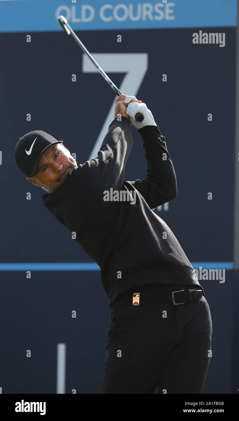 St Andrews, Regno Unito. 26 Sep, 2019. Trevor Immelman del Sud Africa durante il primo round di Alfred Dunhill Links Championship, Tour Europeo il Torneo di Golf a St Andrews, Scotland Credit: ESPA/Alamy Live News Foto Stock