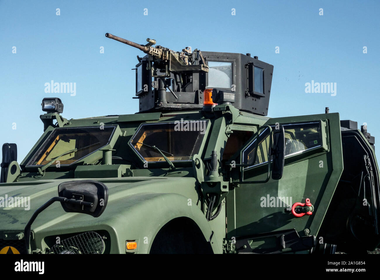 Oshkosh M-ATV è un'imboscata resistente alle miniere protetta - MRAP Vehicle Polish Army Foto Stock