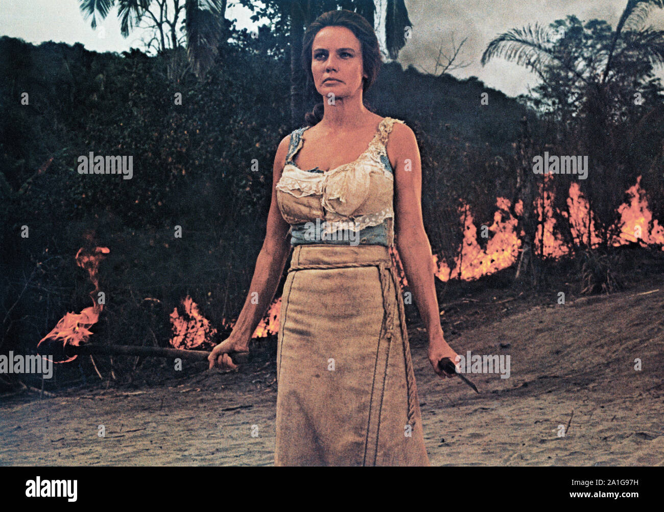 Trish Van Devere, Ritratto di pubblicità per il film "Il Selvaggio è allentato', Campbell Devon Film, 1974 Foto Stock